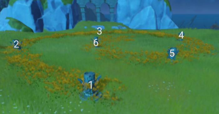 原神云来海6个岩柱怎么解锁2