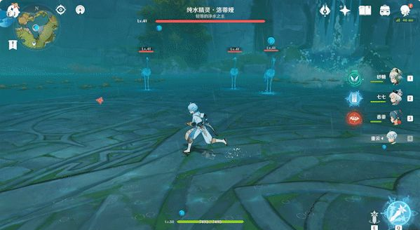 原神短手怎么打纯水精灵2