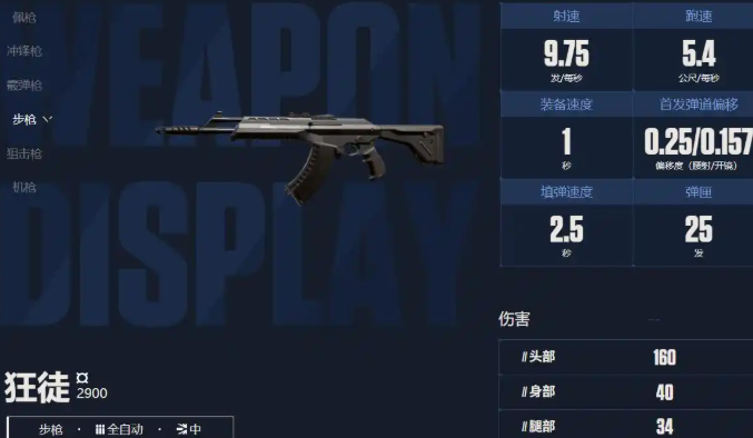 无畏契约手游武器推荐4