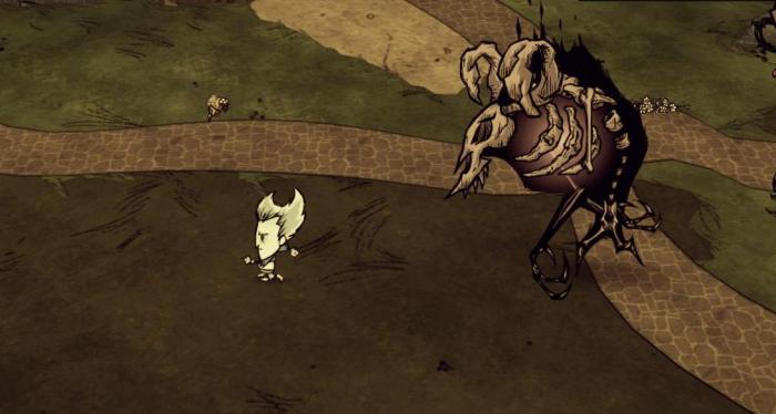 饥荒当中遇到暗影生物该怎么办2