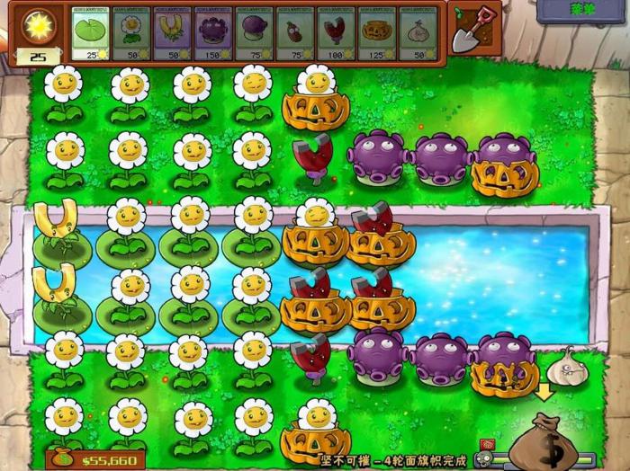 植物大战僵尸怎么打钱2