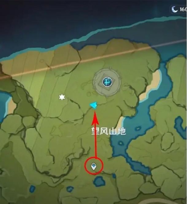 原神蒙德地灵龛的位置在哪1