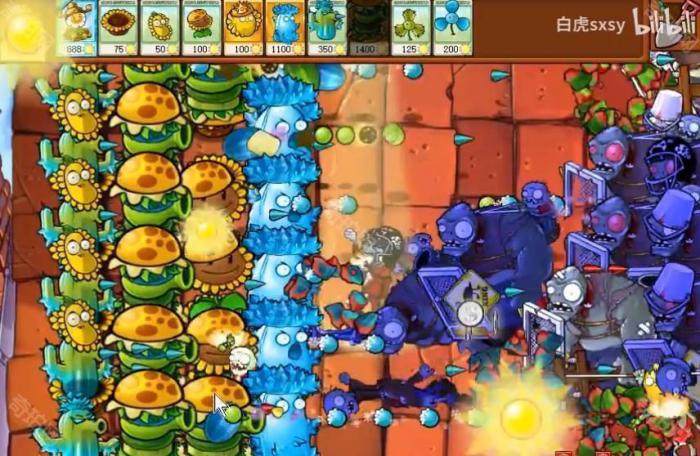 《植物大战僵尸杂交版》挑战模式第53关通关攻略5