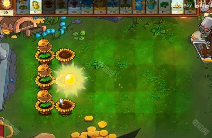 《植物大战僵尸杂交版》挑战模式第49关通关攻略2