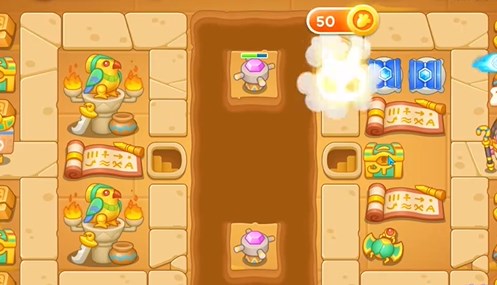 保卫萝卜4法老归来第32关怎么过3