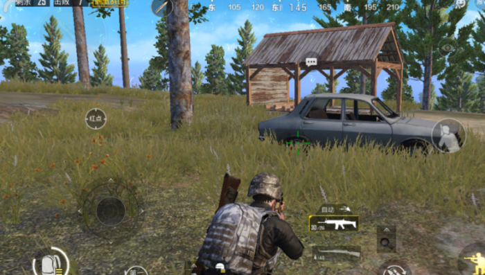 绝地求生刺激战场如何打探头敌人1