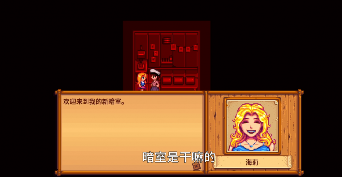 星露谷物语海莉密室怎么选3