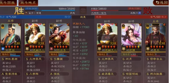 三国志战略版祝融夫人用什么代替3