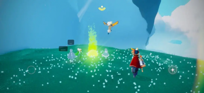 光遇云野浮空岛怎么过1