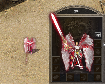 传奇全新剑甲素材红魔_传奇 红剑